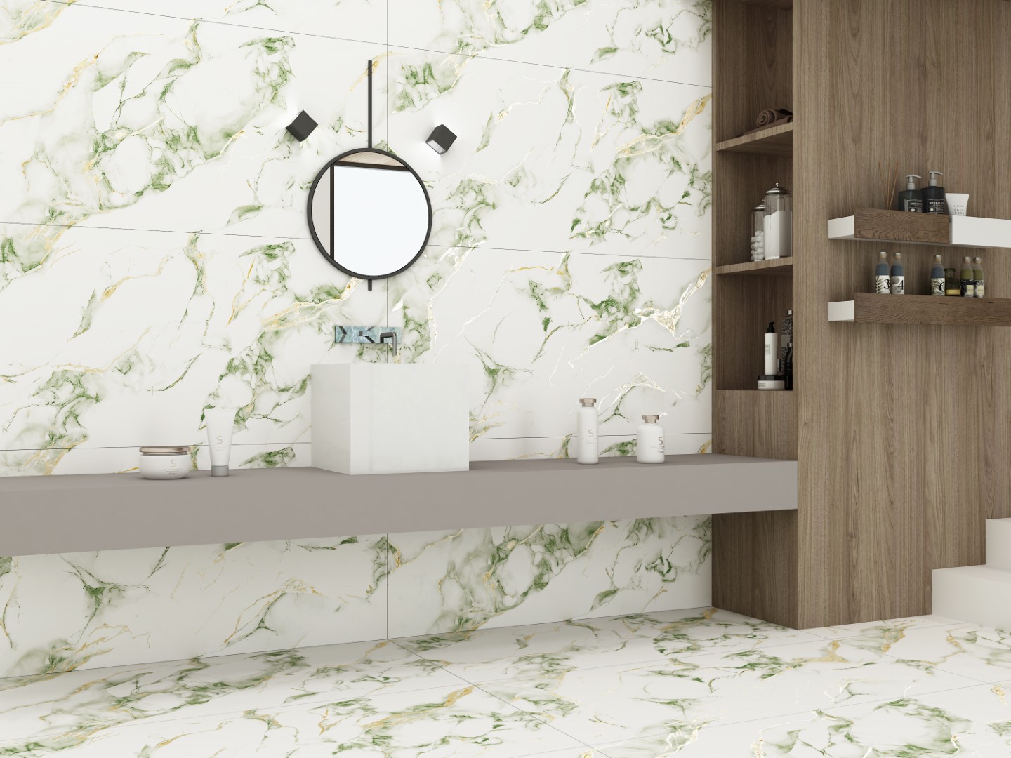 Carvo Calacatta Oro Greens (Main Image)